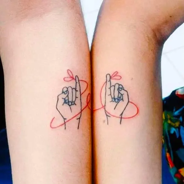 Tatuagem de amizade