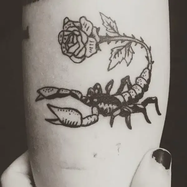Tatuagem do signo de Escorpião
