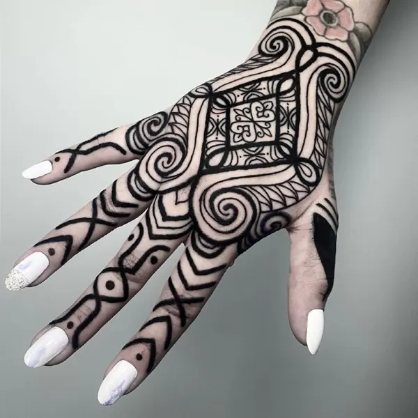 tatuagem feminina tribal e étnica 10