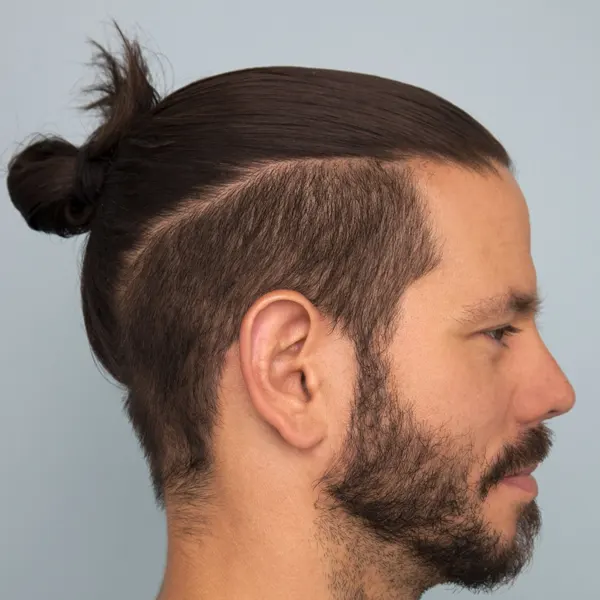 top knot masculino