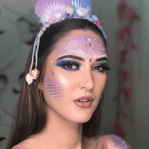 maquiagem de sereia para carnaval